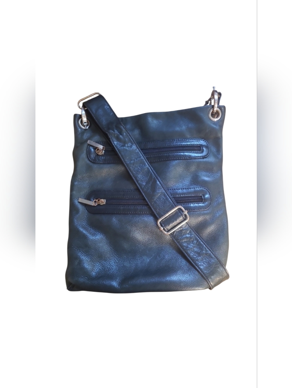 Moto Style Unisex Crossbody Bag by Margot New York.